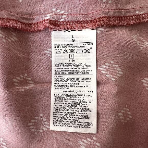 Old Navy Pink Diamond Pattern Dress - Picture 7 of 8